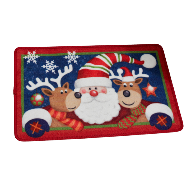 SANTA & FRIENDS DOORMAT 40X60CM 